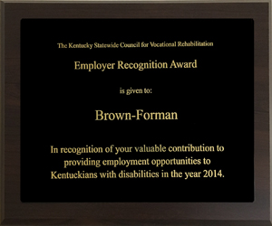 Kentucky Council for Vocational Rehabilitation Award