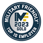 Military Friendly Top 10 Employer