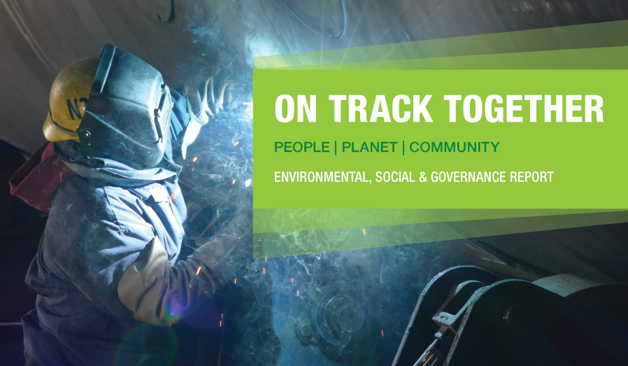 On Track Together. People | Planet | Community. Environmental, social & governance report.