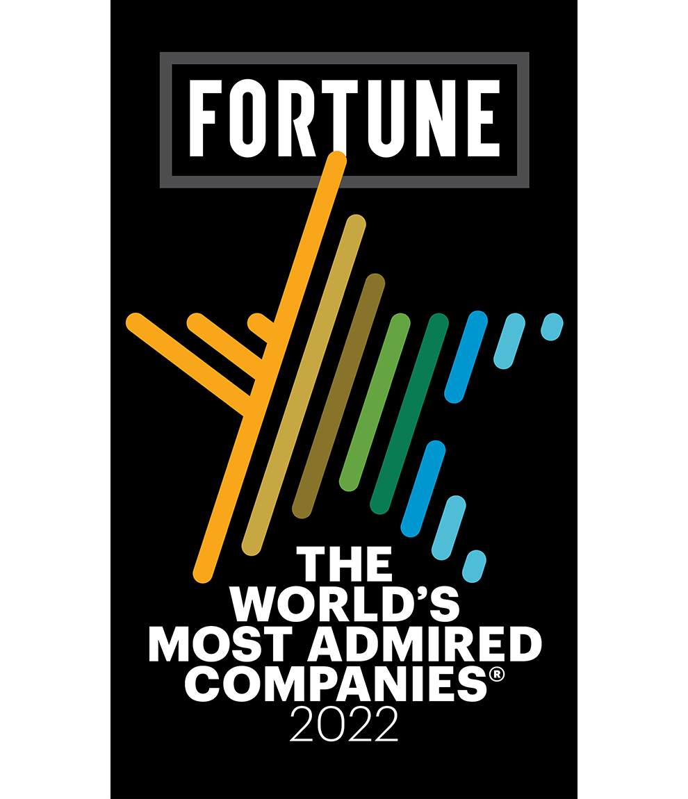 fortune worlds most admired companies, 2022