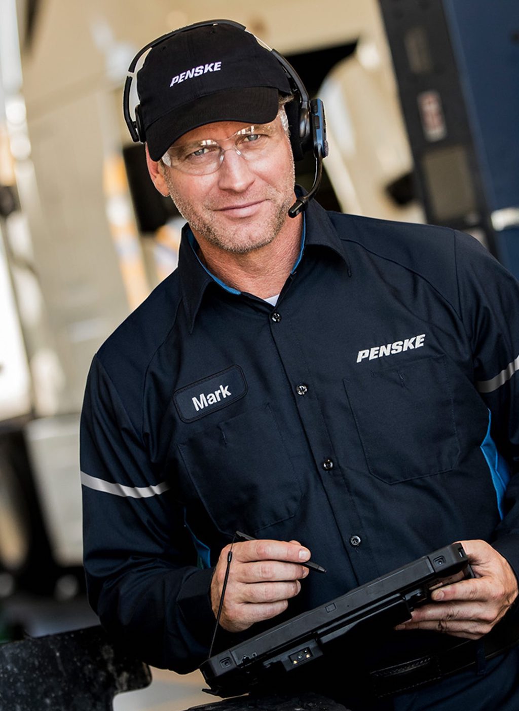 Confident Male Penske Technician