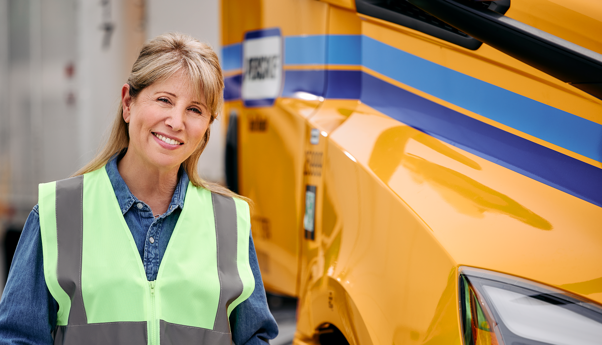 Female Penske Truck Driver