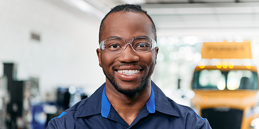 Penske Truck Being Washed by Entry Level Employee