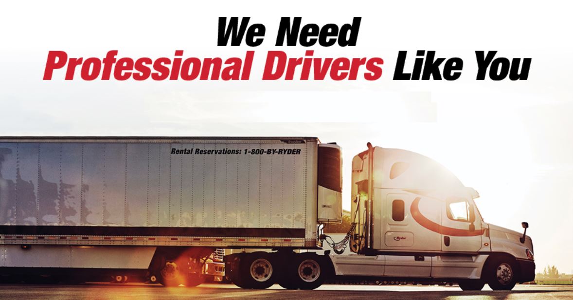 We need professional drivers like you.